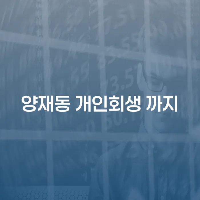양재동 개인회생 까지