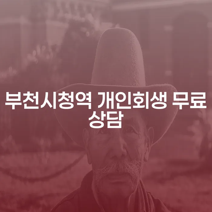 부천시청역 개인회생 무료상담