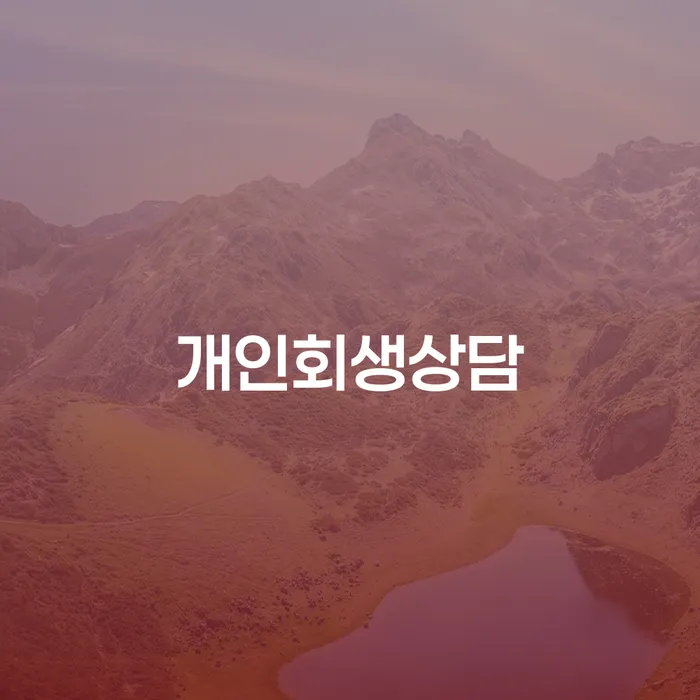 신사동 개인회생 상담의 중요성 및 절차