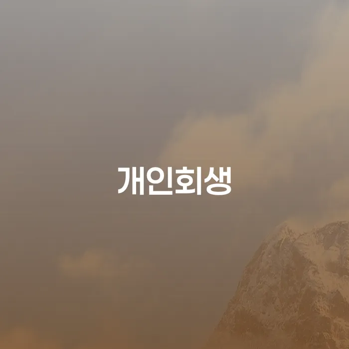 거제시 개인회생의 모든 것