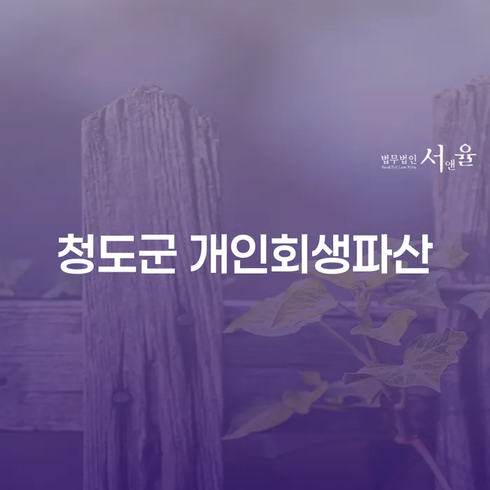 청도군에서 개인회생과 개인파산: 선택은 어떻게 할까요?